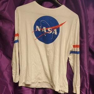 Long sleeve NASA t-shirt.